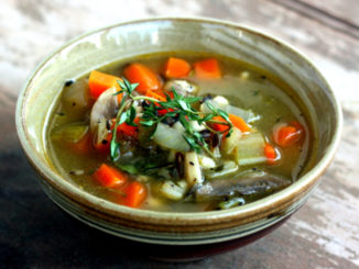 Comforting Chicken-Less Soup