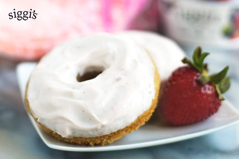 Mixed Berry Doughnuts with Yogurt Frosting - Food & Nutrition Magazine