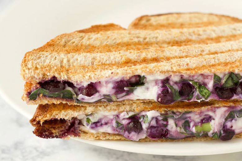 Blueberry, Basil and Goat Cheese Panini Sandwich | Food & Nutrition | Stone Soup