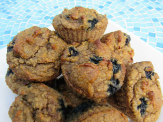 Easy & Delish Flourless Blueberry Muffins
