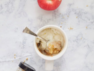 Five Ingredient Microwave Apple Crisp - Food & Nutrition Magazine - Stone Soup