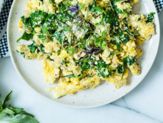 High Protein Egg Scramble with Quinoa - Food & Nutrition Magazine - Stone Soup