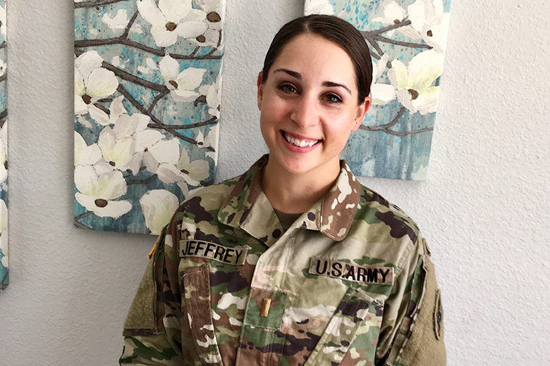 Military dietitian Renee Jeffrey