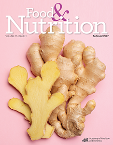 Food and Nutrition Magazine Cover: Volume 11, Issue 1