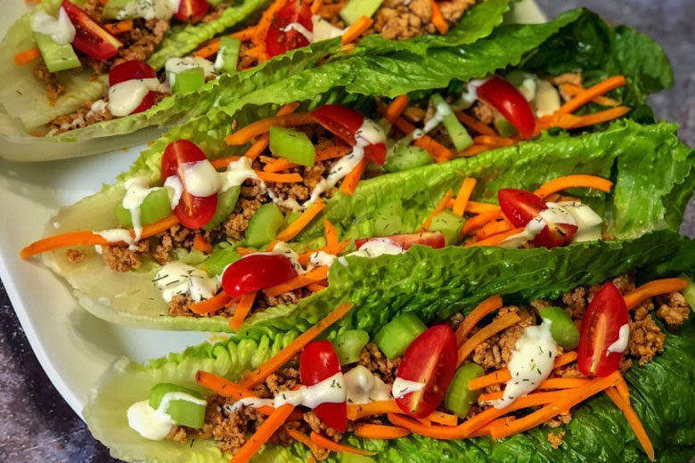 Crunchy Buffalo Lettuce Wraps - Food & Nutrition Magazine - Stone Soup